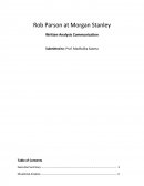 Rob Parson at Morgan Stanley