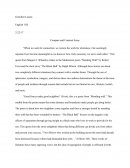 Comparison Essay - Mending Wall by Robert Frost & the Black Ball by Ralph Ellison