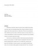 Child Abuse Essay