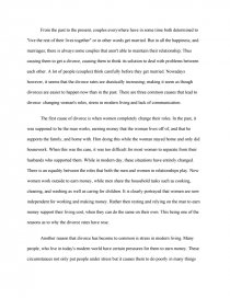 Реферат: Divorce Essay Research Paper When Marriage Comes