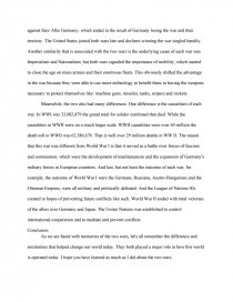 the differences between world war 1 and world war 2 case study world war 2 essay