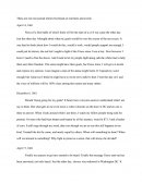 Fredrick Douglass Journal Entries