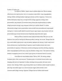 Marxism Analysis In Leviathan By Thomas Hobbes Malay Essay