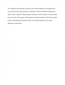 Реферат: Dillard And Thoreau Comparison Essay Research Paper