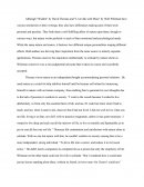 Similarities and Differences Between Thoreou and Whitman