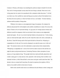 Реферат: Dillard And Thoreau Comparison Essay Research Paper