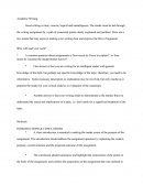 Academic Writing Study Guide