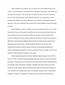 Essay on Nelson Mandela