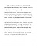 Essay on Karl Marx