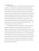Personal Perspective Paper