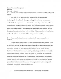 Hrmd Human Resource Performance Management Essay Zoom Business Plan Writers Atlanta also Analytical Essay Thesis Essay Format Example For High School