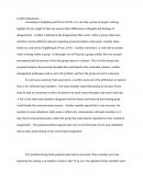 Conflict and Resolutions