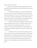 Mba Pre-Assessment and Personal Essay
