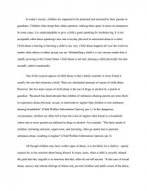 Реферат: Sexual Abuse Essay Research Paper Sexual abuse