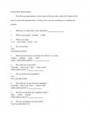 Eating Habits Questionnaires