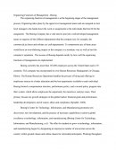 Organizing Functions of Management - Boeing