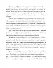 Реферат: Hypnosis In Psychology Essay Research Paper Hypnosis