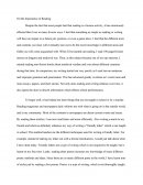 On the Importance of Reading