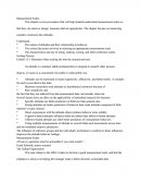 Measurement Scales