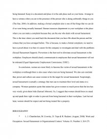 Реферат: Sexual Harrasment Essay Research Paper SEXUAL HARASSMENT