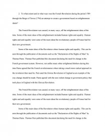 essay french revolution