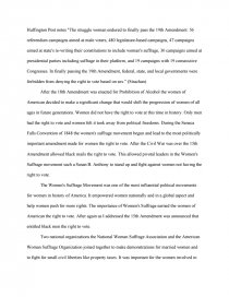 Us Research Writers Essay Preview Th Amendment Womens Suffrage Zoom Zoom Rbc Business Plan Writer also Thesis Essay Examples Th Amendment Womens Suffrage Essay Literature Review Of Service Quality
