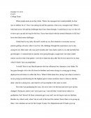 College Essay