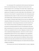 American Foreign Policy and Soviet Afghanistan War
