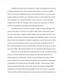 Immirgation Experiece When Coming to America