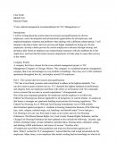 Mgmt 339 - Crosss Cultural Management Recommendations