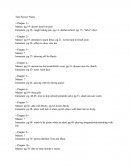 Tom Sawyer- Mature and Immature Notes