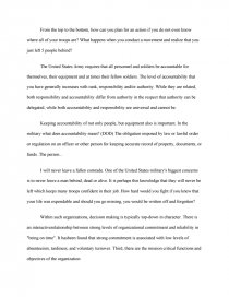 4000 word essay on accountability military equipment accountability