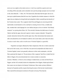 Реферат: Pygmalion Essay Research Paper In the play