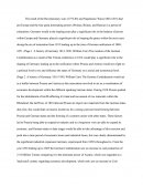 In the Context of German Political Development from 1814-1914, to What Extent Did the Process and Outcome of German Political Unification (1848-1871) Reflect Prussia's Social and Economic Domination?