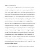 Management Ethics Report on Gsk