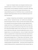 Impact of Christopher Columbus