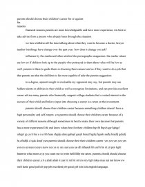choosing a career argumentative essay
