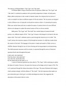 The Analysis of William Blake's "the Tyger" and "the Lamb"