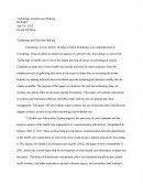 Hcs 482 - Technology and Decision Making