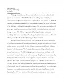 Childhood Secrets Essay