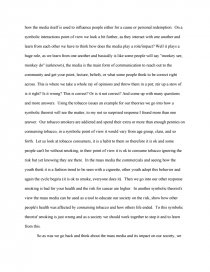 mass media influence on society essay influence of mass media essay
