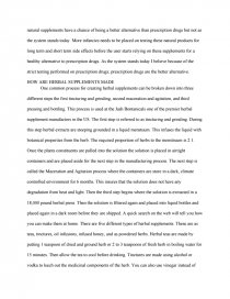 Example Of An Essay Proposal What Is The Thesis In An Essay also English Essay Questions Herbal Supplements Good Or Bad Choice For Healthy Living Essay English 101 Essay