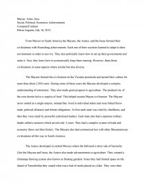 comparing and contrast essay