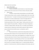 Reflection Paper from Group Project - Define Consensus