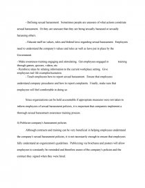 Реферат: Sexual Harrassment Essay Research Paper Sexual Harassmentin Реферат: Sexual Harrassment Essay Research Paper Sexual Harassmentin
