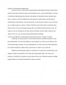 Influence of Entertainment Media Paper