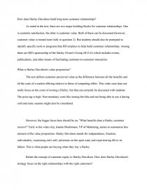 harley davidson case study