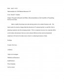 Memorandum for Ceo/human Resources Vp