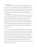 Cash Flow Case
