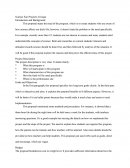 Science Fair Project's Critique